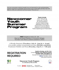 youth summer program flyer